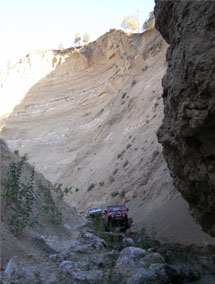 jeeps in gorge